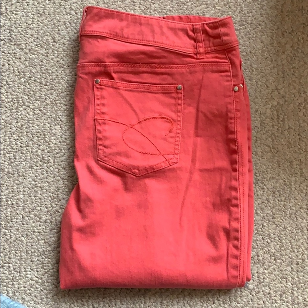 Chico’s Salmon Pink Crop Pants